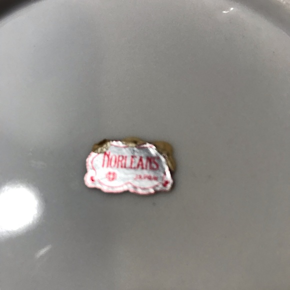 Vintage Norleans Japan Hand Painted Fruit Reticulated Plate Signed K .Fujita - Picture 6 of 10